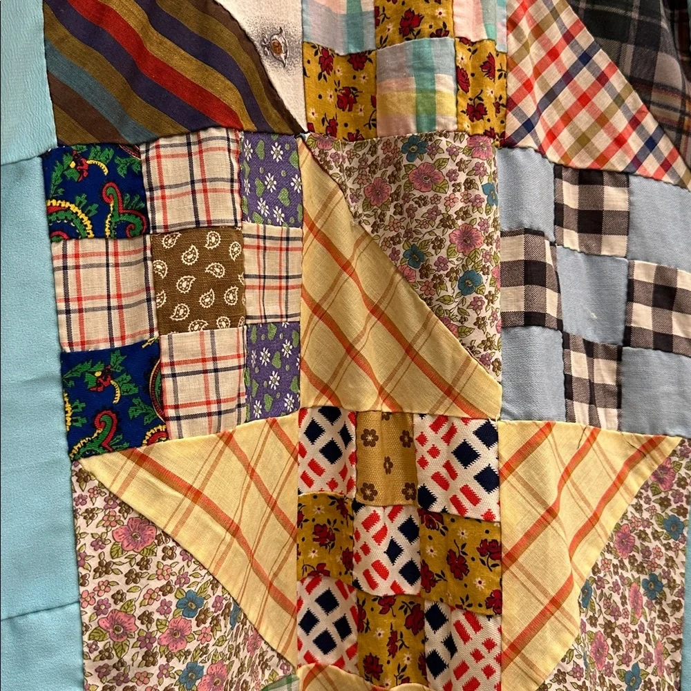 Handmade Upcycled Patchwork Quilt Dress - Picture 5 of 6